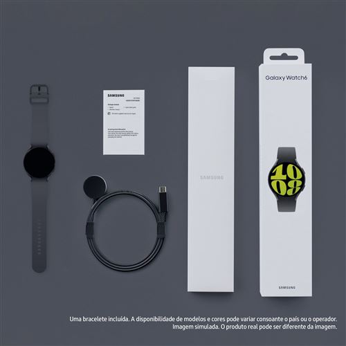 Smartwatch Samsung Galaxy Watch6 LTE 44mm - Preto
