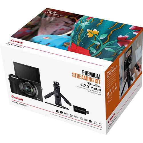 Máquina Fotográfica Compacta Canon Powershot G7 X Mark III Premium - Preto
