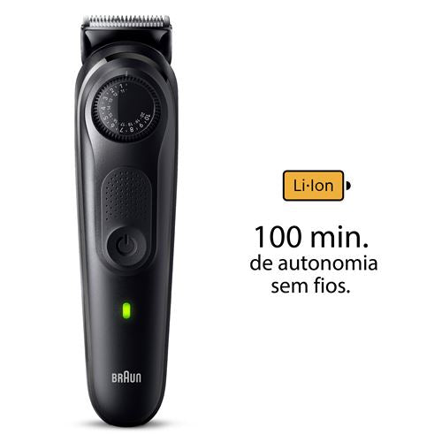 Aparador de Barba Braun All-in-One Trimmer Serie 5 BT5420 - Preto