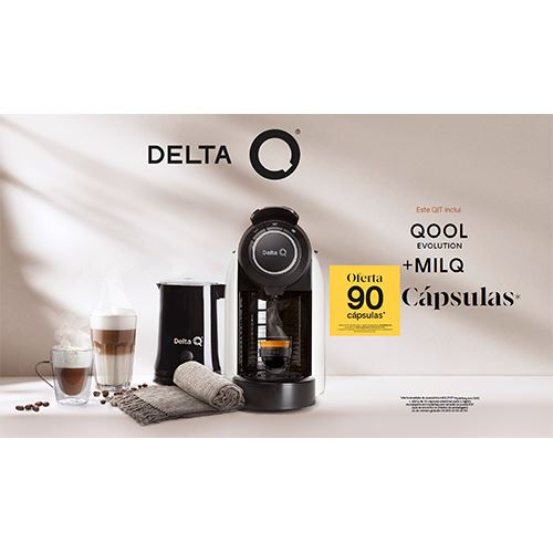 Máquina de Café Delta Qit Qool Evolution + MilQ