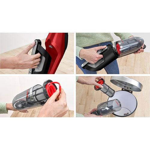 Aspirador Vertical Bosch Serie 4 Flexxo 28 Vmax Pro Animal BBH3ZOO28 - Vermelho
