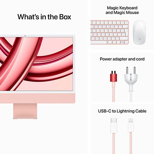 iMac | 24'' | 2023 | M3 | 512GB SSD | GPU 10-Core - Rosa