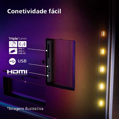 Smart TV Philips 55'' UHD 4K 55PUS8319 140cm