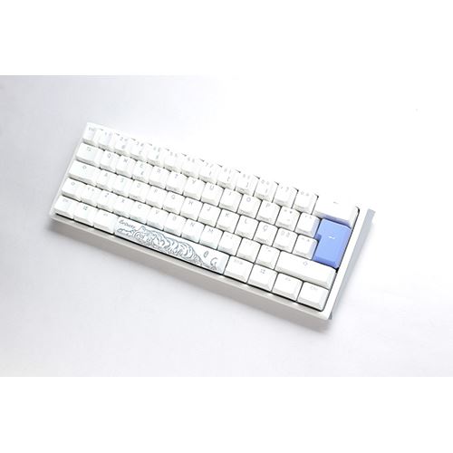 Teclado Gaming Mecânico Ducky ONE 3 Classic Mini Pure White RGB - Layout PT - MX Red