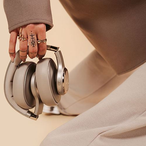 Auscultadores Noise Cancelling Bluetooth Fresh 'n Rebel Clam Elite - Silky Sand
