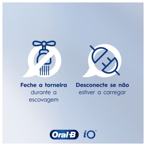 Escova de Dentes Elétrica  Oral-B iO 8S + Estojo de Viagem - Violeta