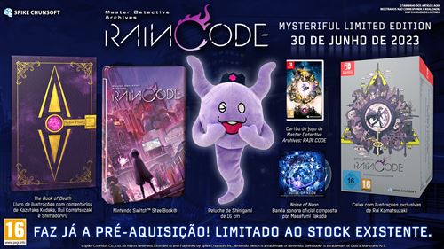 Master Detective Archives: Rain Code Edição Limitada - Nintendo Switch