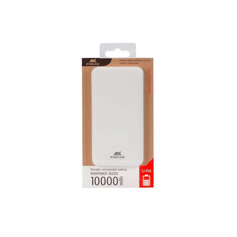 Powerbank Rivacase 10000mAh VA2010 Branco