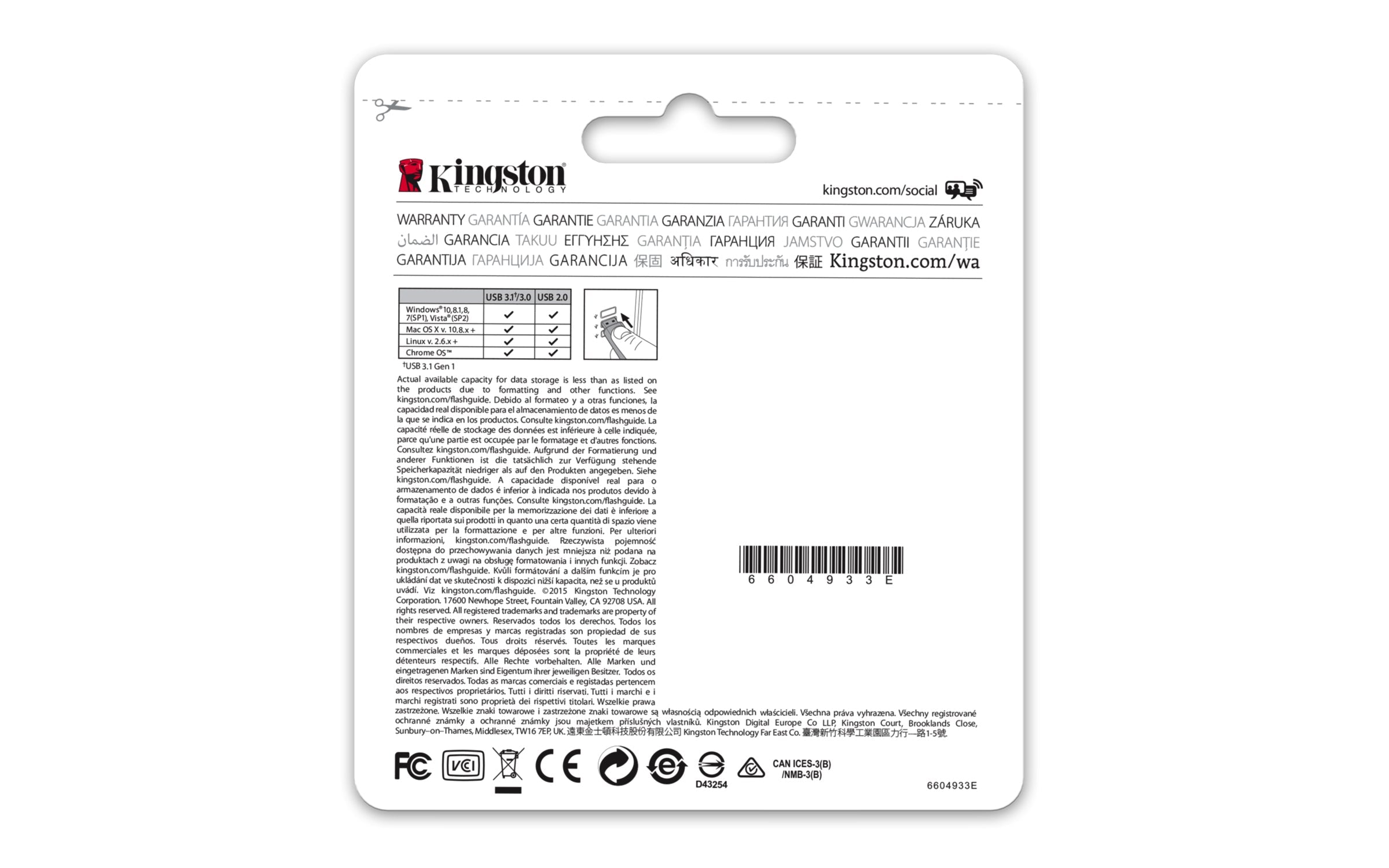 Pen USB Kingston DTIG4 128GB USB 3.0 Datatraveler