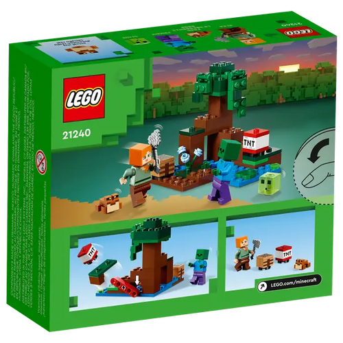 Jogo de Construção LEGO Minecraft - 21240  A Aventura no Pântano
