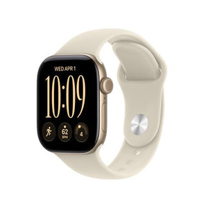 Apple Watch Series 12 GPS - 42mm - Alumínio Dourado-Claro | Sport Band - Areia - S/M