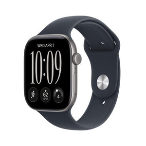 Apple Watch Series 12 GPS - 46mm - Alumínio Cinzento Sideral | Sport Band - Azul Navy - M/L
