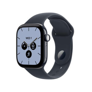Apple Watch Series 12 Celular - 42mm - Cerâmica Azul Noite | Sport Band - Azul Navy - S/M