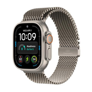 Apple Watch Ultra 4 Celular - 49mm - Titânio Natural | Milanese Loop - Natural - M