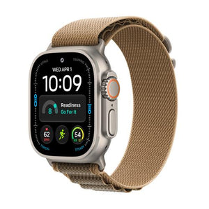 Apple Watch Ultra 4 Celular - 49mm - Titânio Natural | Alpine Loop - Deserto - S