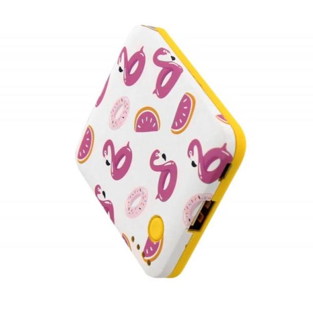 Powerbank T'nB 3000 mAh Slim Summer Flamingo - PBUS3000FL