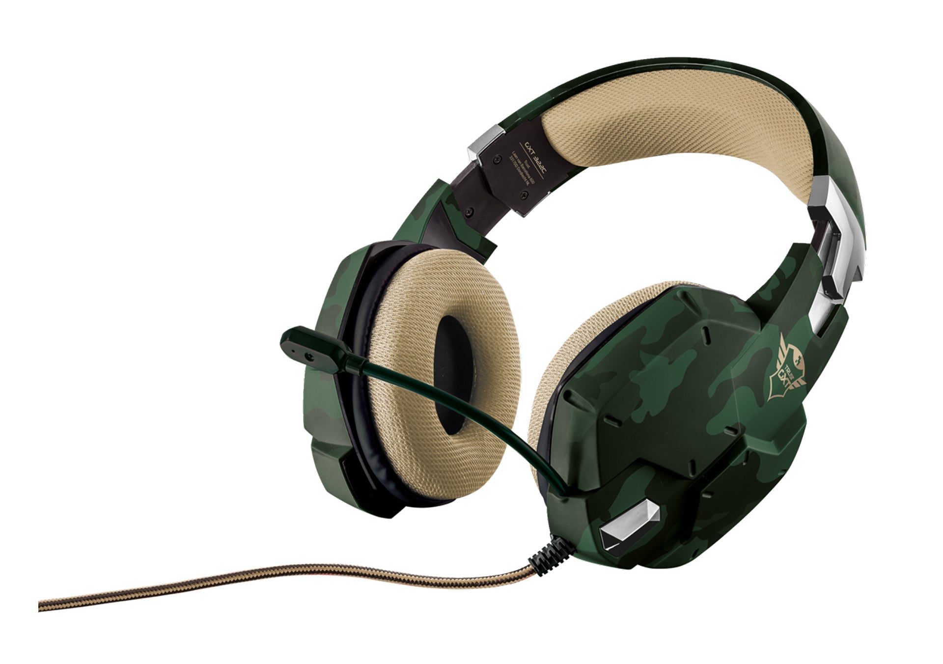 Headset Gaming Trust 20865 GXT 322C Camo Verde