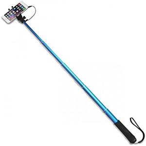 Selfie-Stick Puro C/ Cabo Jack 3.5mm Azul
