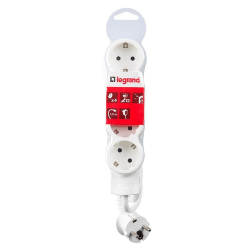 Extensão Elétrica Legrand 4 Tomadas 4X2P+T Stand 1.5MT