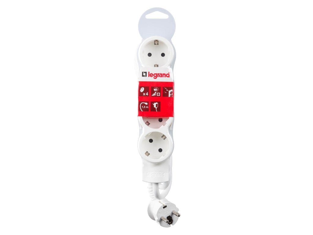 Extensão Elétrica Legrand 4 Tomadas 4X2P+T Stand 1.5MT