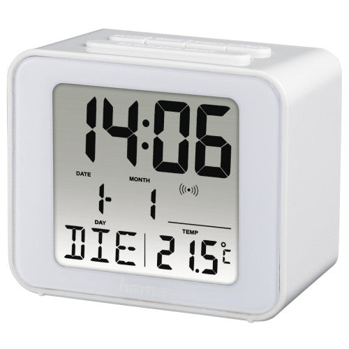 Rádio Despertador Hama Digital 00176911 Branco