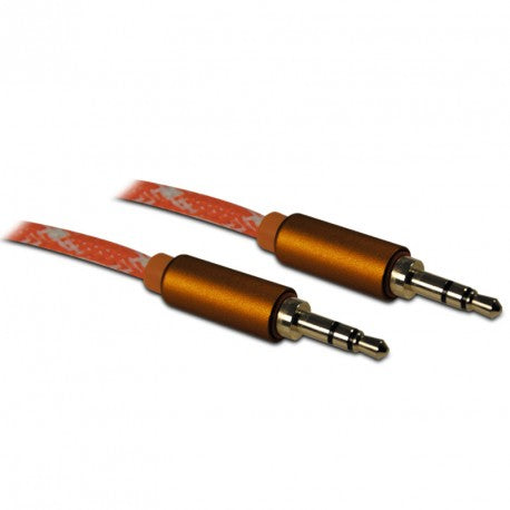 Cabo de Áudio Metronic 471022 1 m 3.5mm Laranja