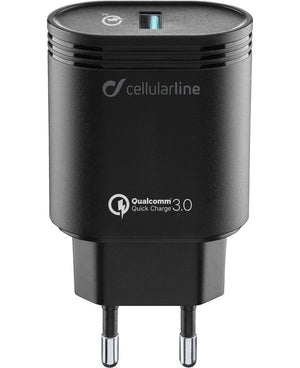 Carregador Cellularline Micro USB 18 W Preto