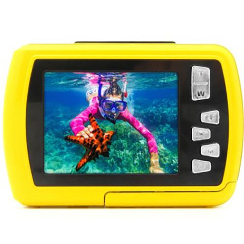 Máquina Fotográfica Compacta Aquapix W2024 - Amarelo