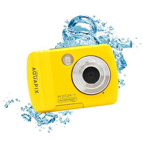 Máquina Fotográfica Compacta Aquapix W2024 - Amarelo