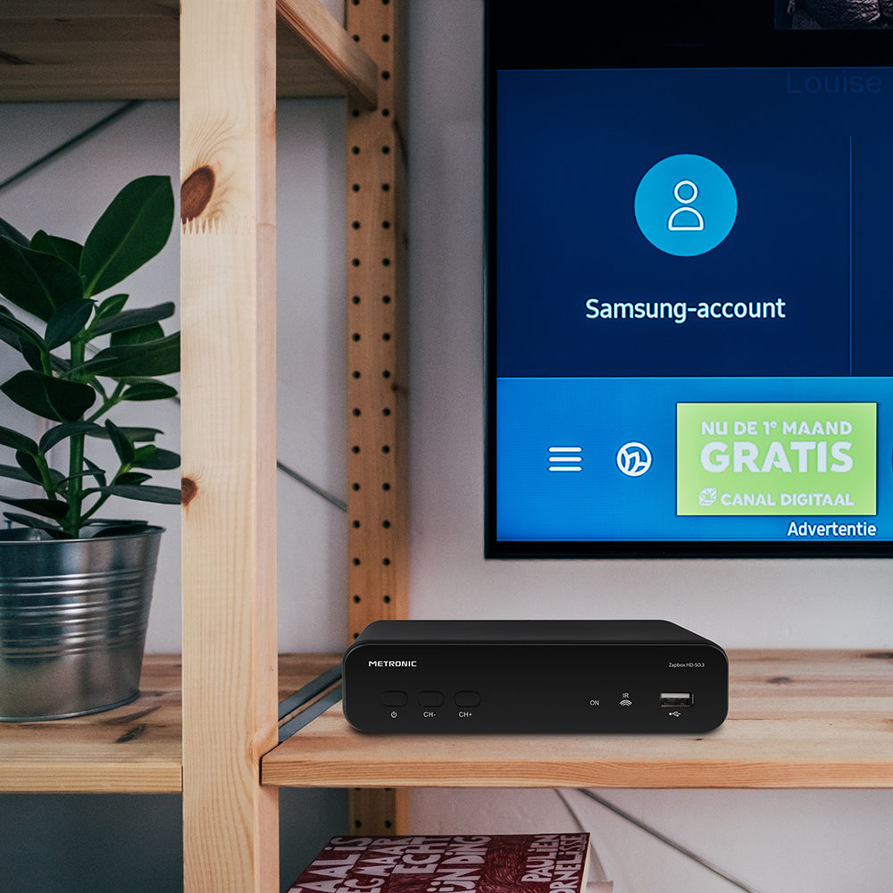 Recetor TDT Metronic ZapBox HD-SO.3 Full HD USB PVR (441655)