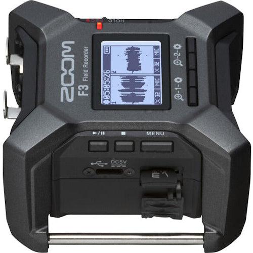 Gravador Digital Zoom F3 de Duas Pistas