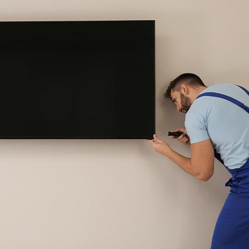 Instalação em Parede de TV > 50''