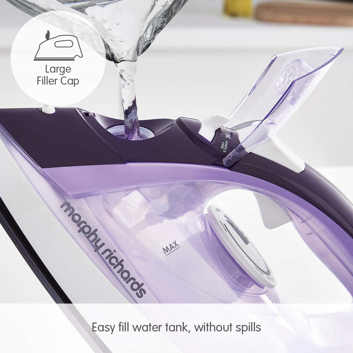 Ferro de Engomar Morphy Richards Crystal Clear 2400W