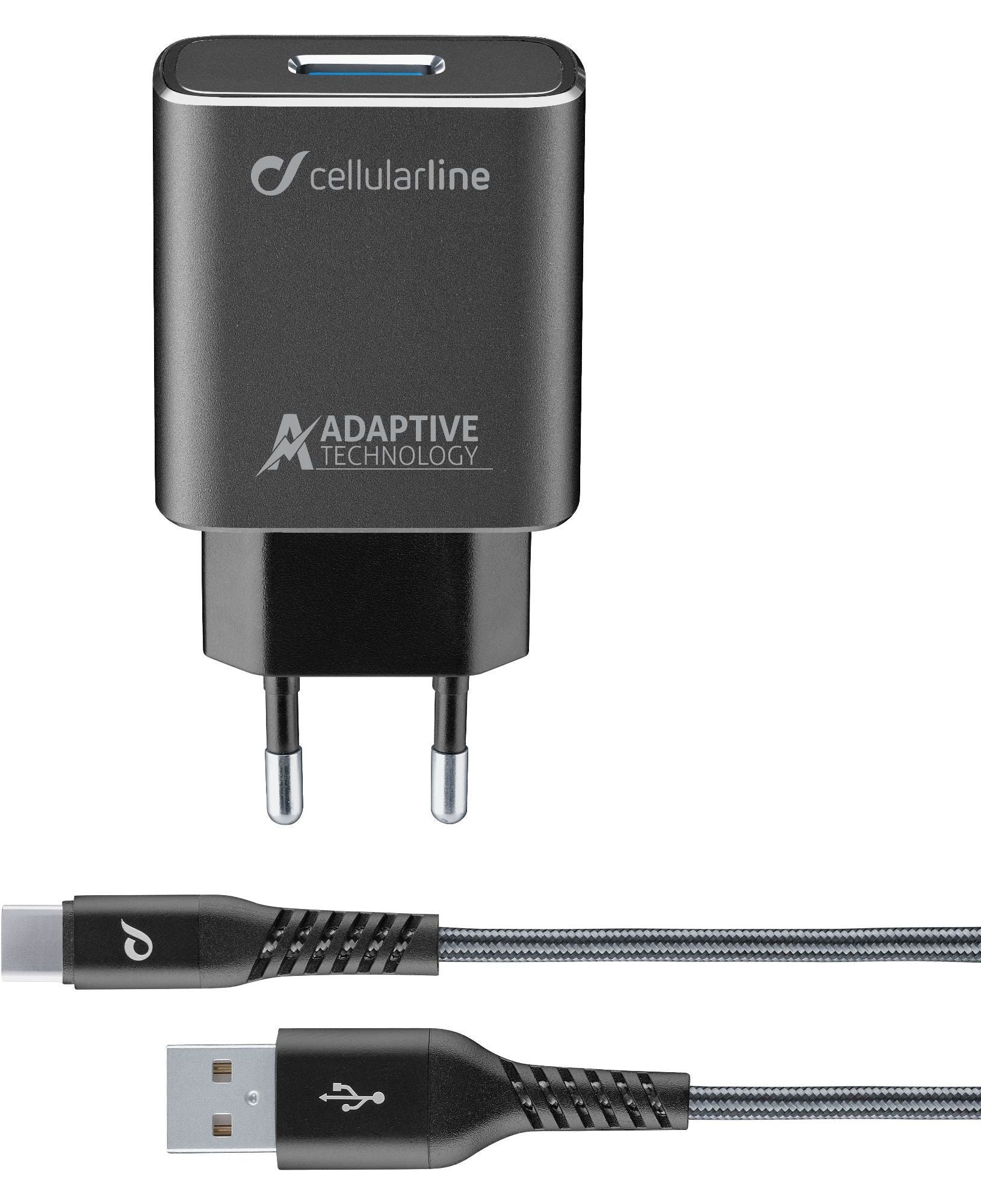 Carregador Cellularline Kit Casa Tetraforce Usb-C 15w