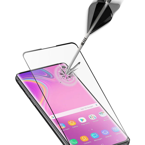 Protetor Ecrã Cellularline Vidro Temperado M.Preta Samsung S10 Lite