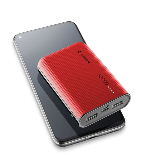 Powerbank Cellularline 10000mah Verm