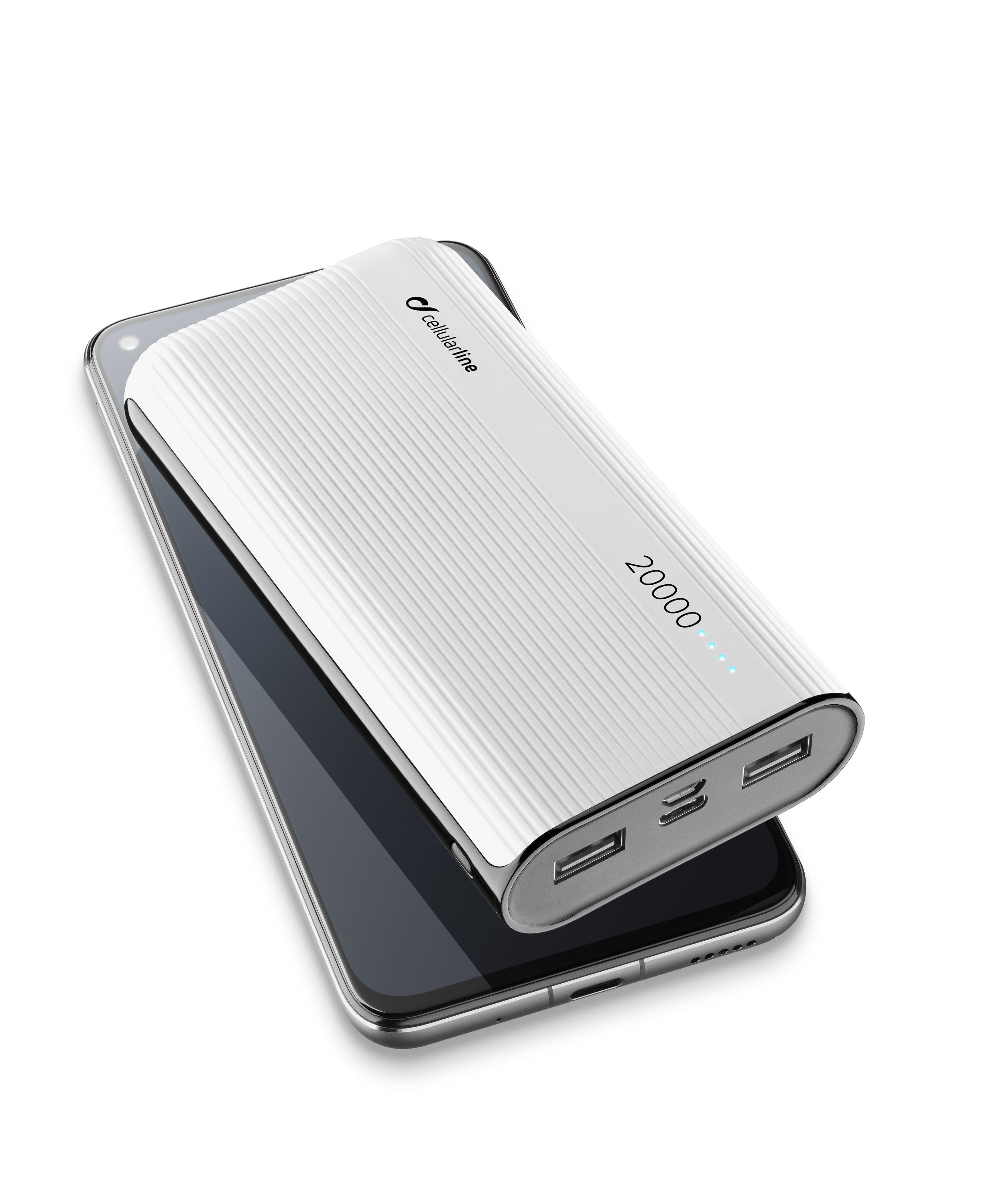 Powerbank Cellularline 20000mah Branco