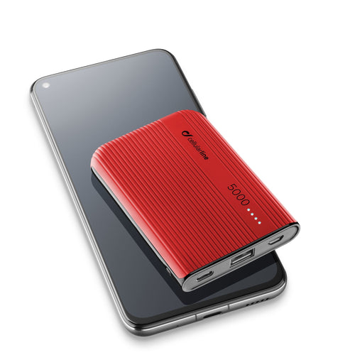 Powerbank Cellularline 5000mah Verm