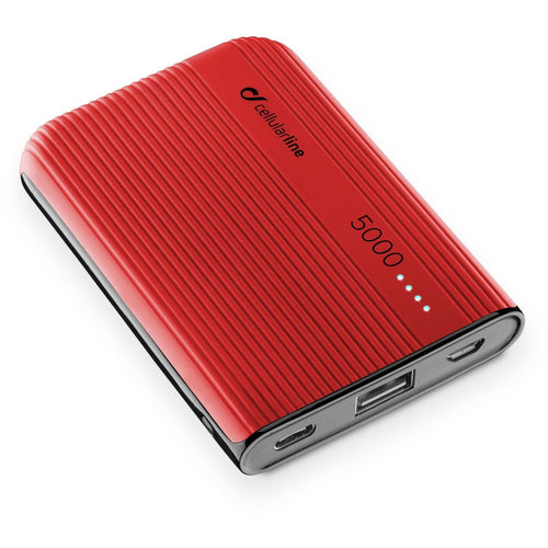 Powerbank Cellularline 5000mah Verm