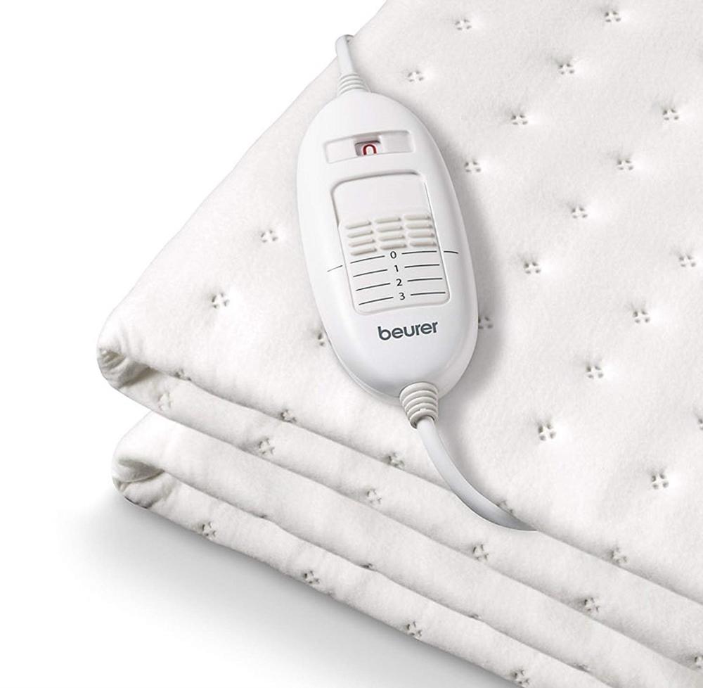 Aquecedor de Cama Sobre Colchão Beurer TS19 Compacto 50W 130x75cm
