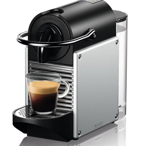 Máquina de Café Cápsulas Nespresso DeLonghi EN124S Pixie Inox