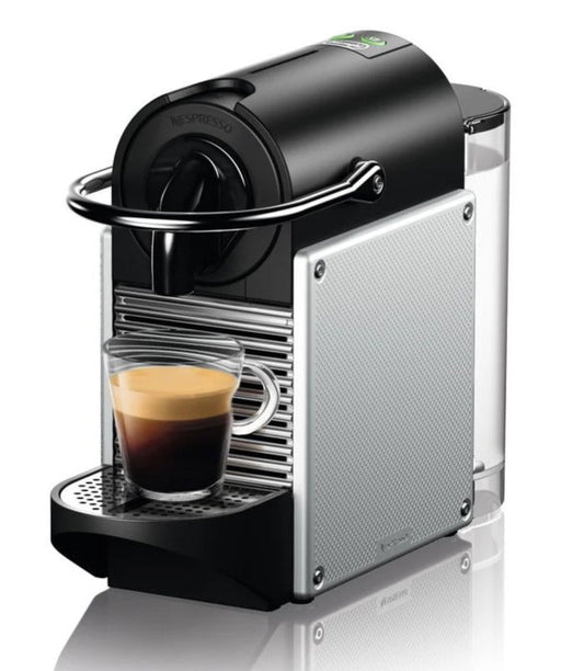 Máquina de Café Cápsulas Nespresso DeLonghi EN124S Pixie Inox