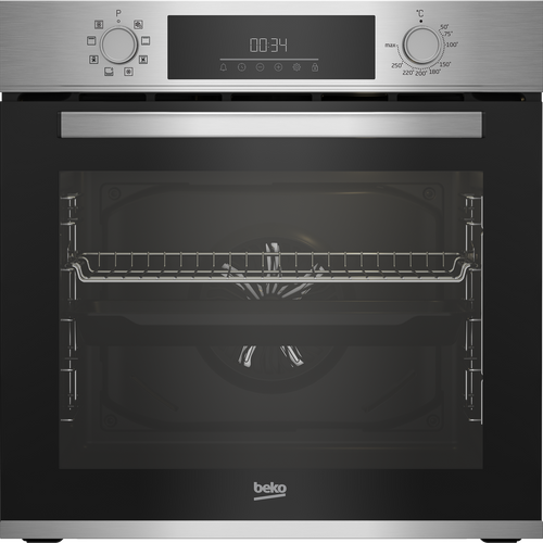 Conjunto Placa Vitrocerâmica + Forno Beko BBSM12320X
