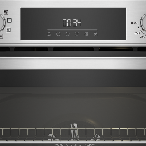 Conjunto Placa Vitrocerâmica + Forno Beko BBSM12320X