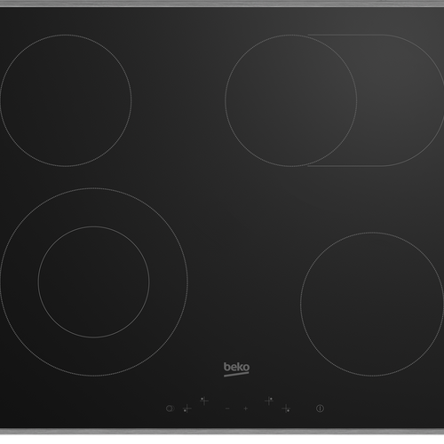 Conjunto Placa Vitrocerâmica + Forno Beko BBSM12320X