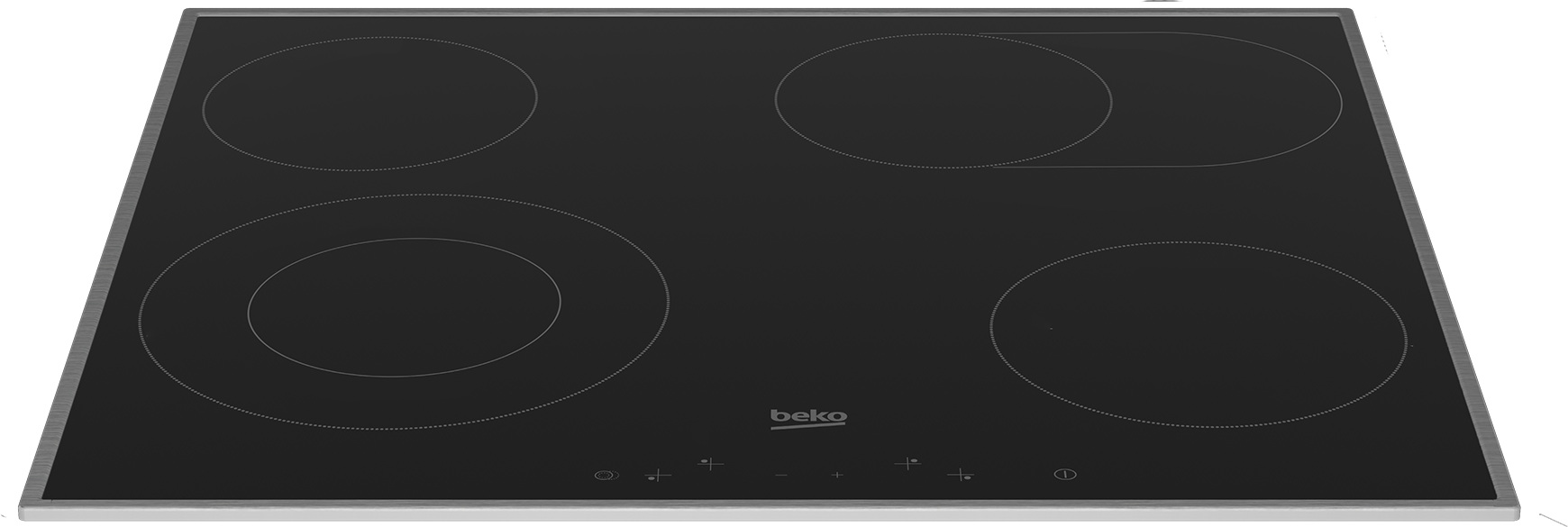 Conjunto Placa Vitrocerâmica + Forno Beko BBSM12320X
