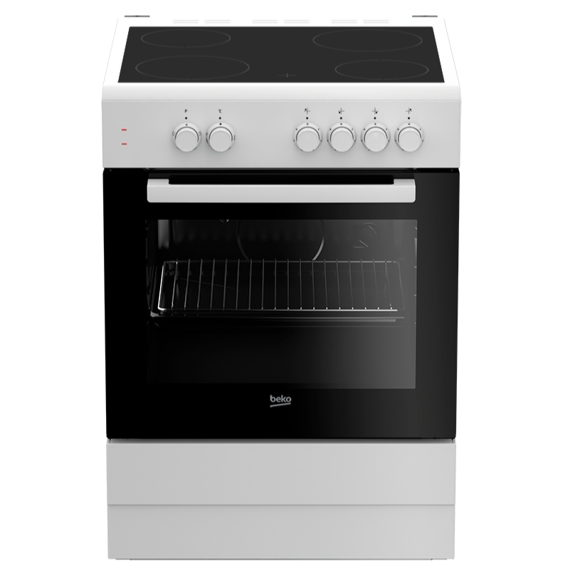 Fogão Vitrocerâmico Beko FSS67000GW 60cm