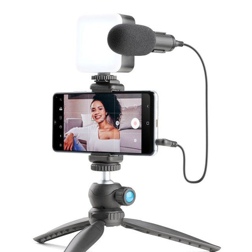 Suporte Cellularline Vlogger Kit