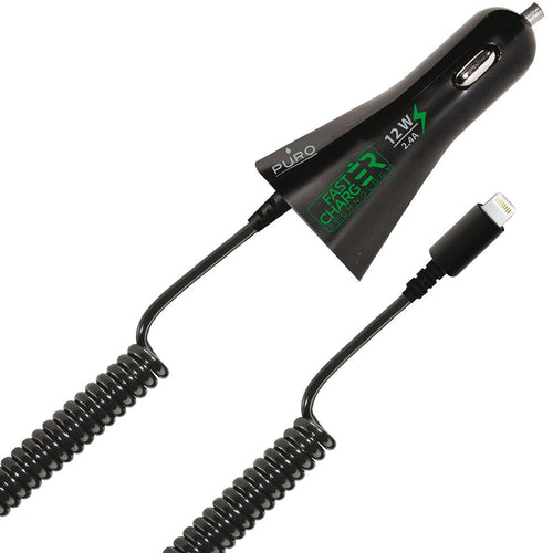 Carregador Isqueiro Puro Apple Lightning 2.4A 12W Preto
