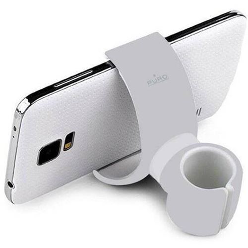 Suporte de Smartphone Rotativo para Grelha do Carro - Branco